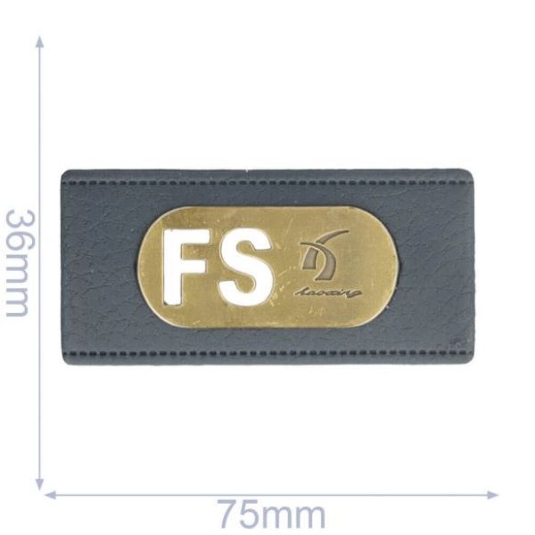 Label FS dunkelblau-gold